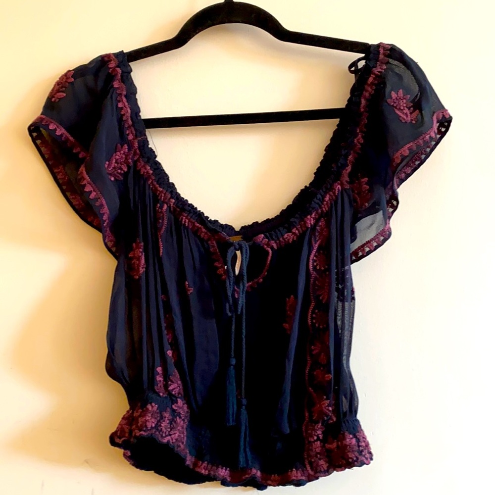 Free People off-the-shoulder top